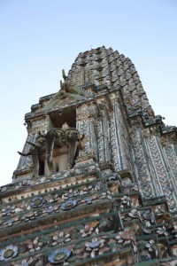 Elephant Statue at the top