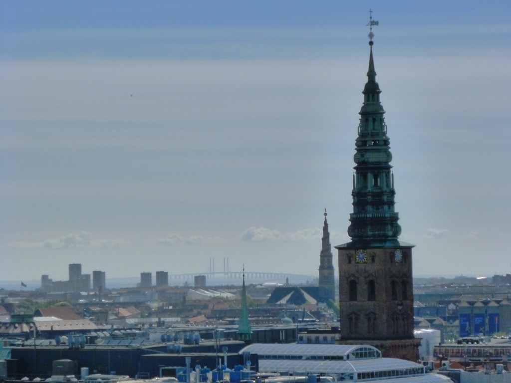 View from Round Tower (the steeple in the background)